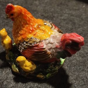 Cien hen trinket box